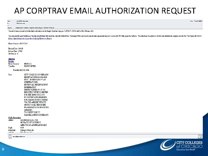 AP CORPTRAV EMAIL AUTHORIZATION REQUEST 9 9 