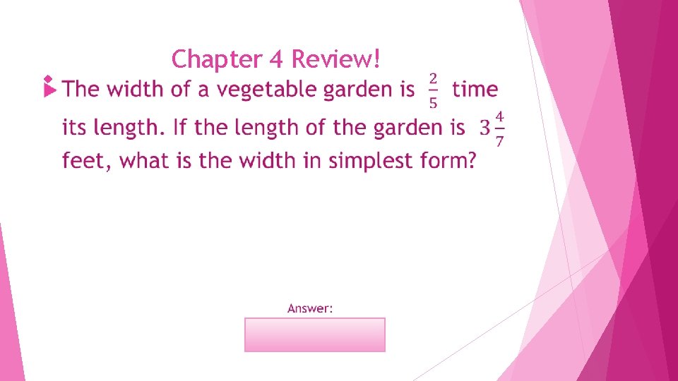  Chapter 4 Review! 