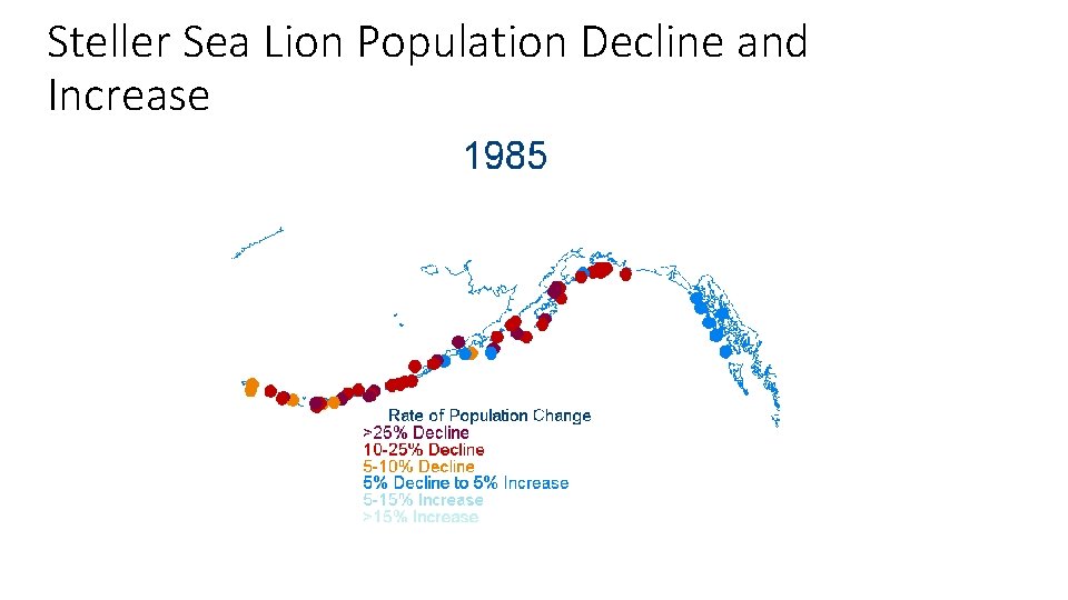 Steller Sea Lion Population Decline and Increase 