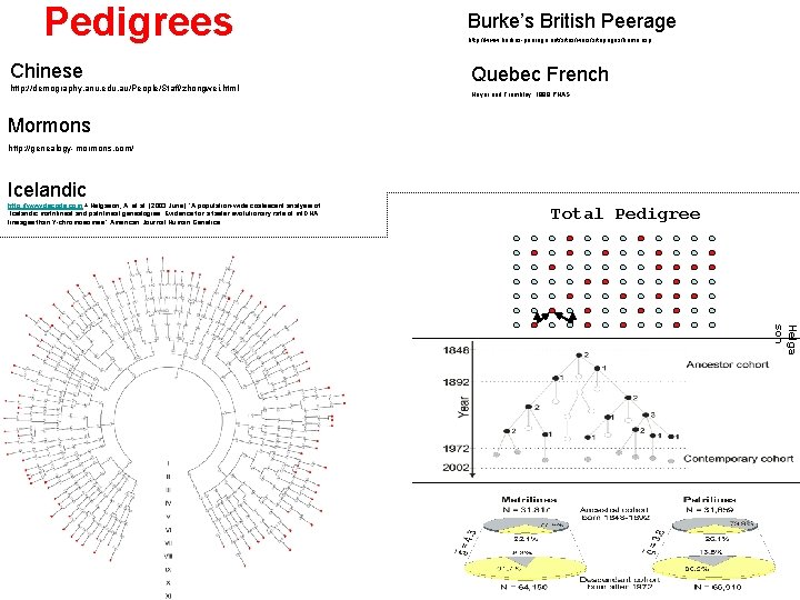 Pedigrees Chinese http: //demography. anu. edu. au/People/Staff/zhongwei. html Burke’s British Peerage http: //www. burkes-peerage.