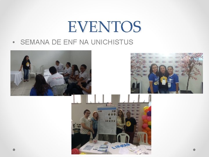 EVENTOS • SEMANA DE ENF NA UNICHISTUS 