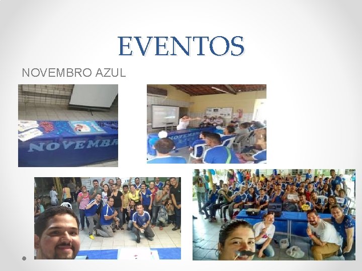 EVENTOS NOVEMBRO AZUL 