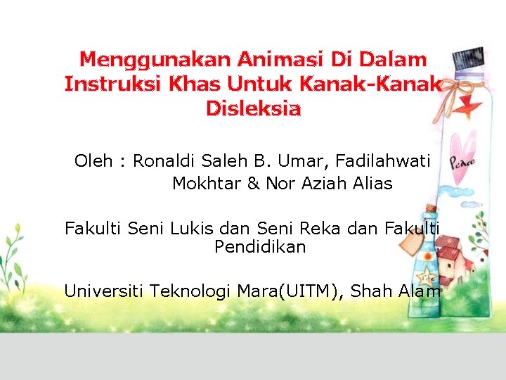 Pembelajaran Berasaskan Teknologi Dan Web Norlailah Awang Anak