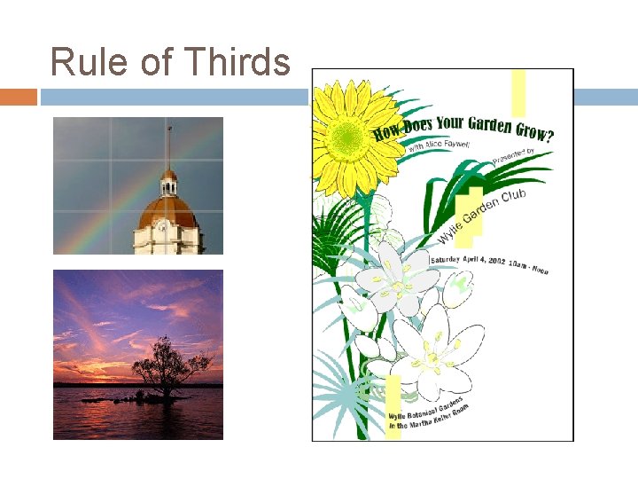 Rule of Thirds 