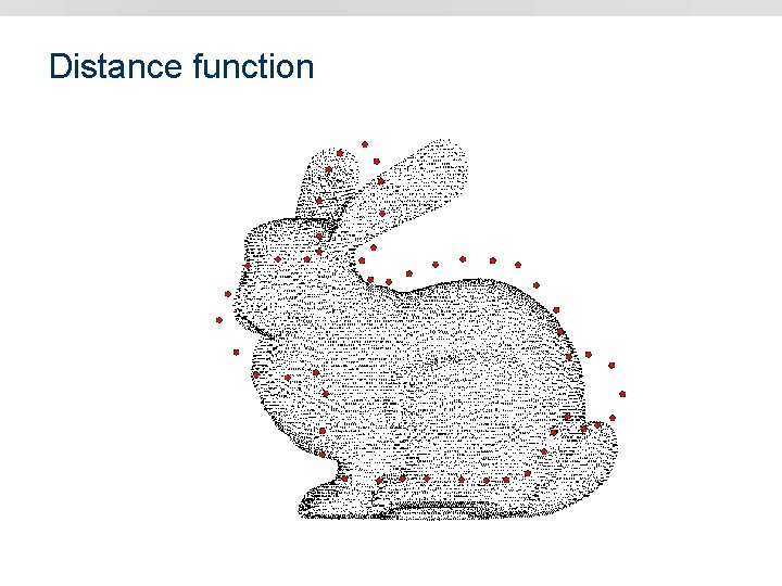 Distance function 