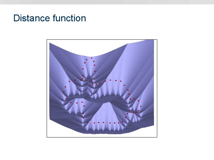 Distance function 