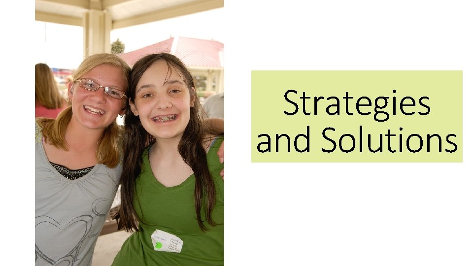 Strategies and Solutions 