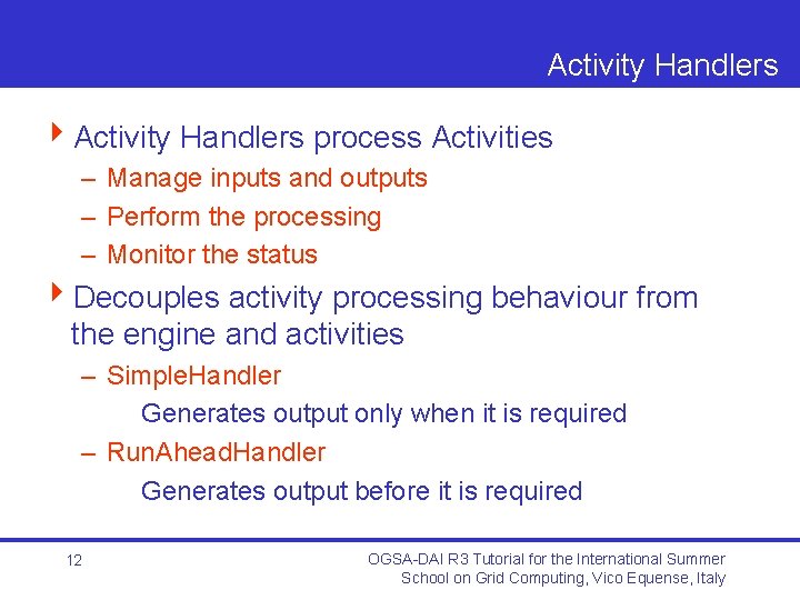 Inside the GDS The Engine Activities Data Resource