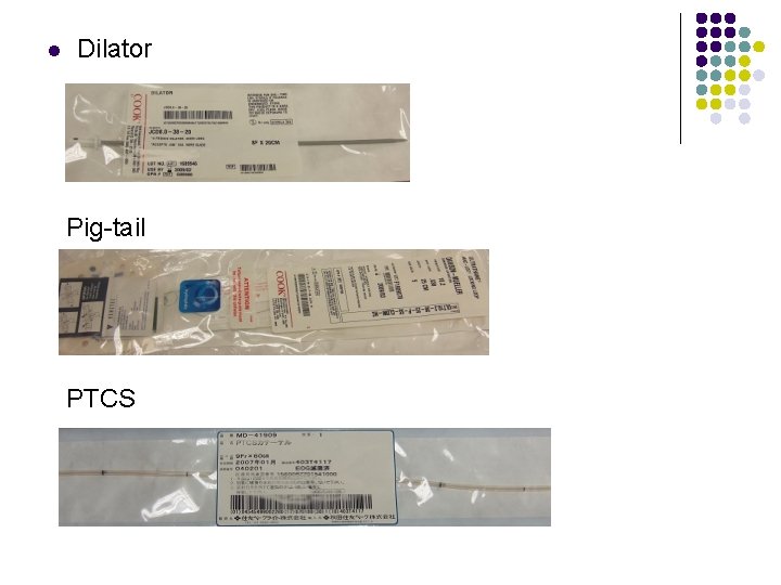 l Dilator Pig-tail PTCS 