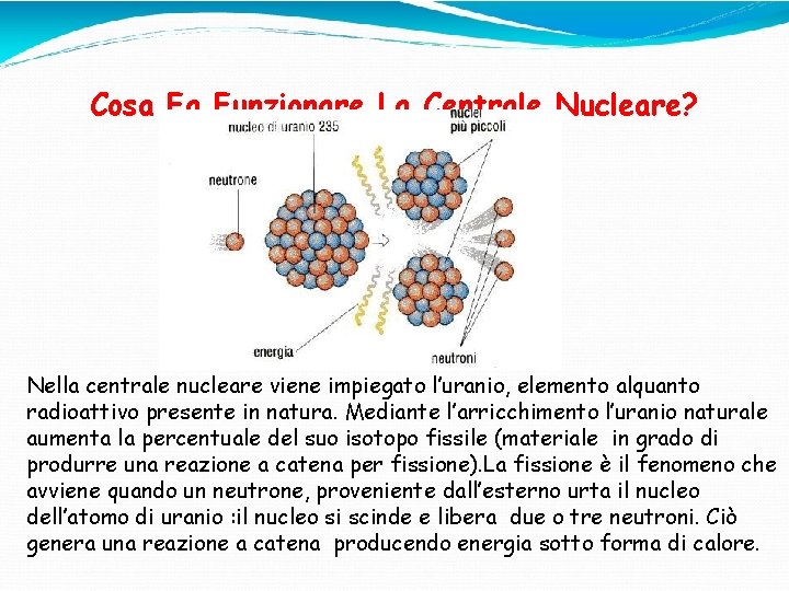 Cosa Fa Funzionare La Centrale Nucleare? Nella centrale nucleare viene impiegato l’uranio, elemento alquanto