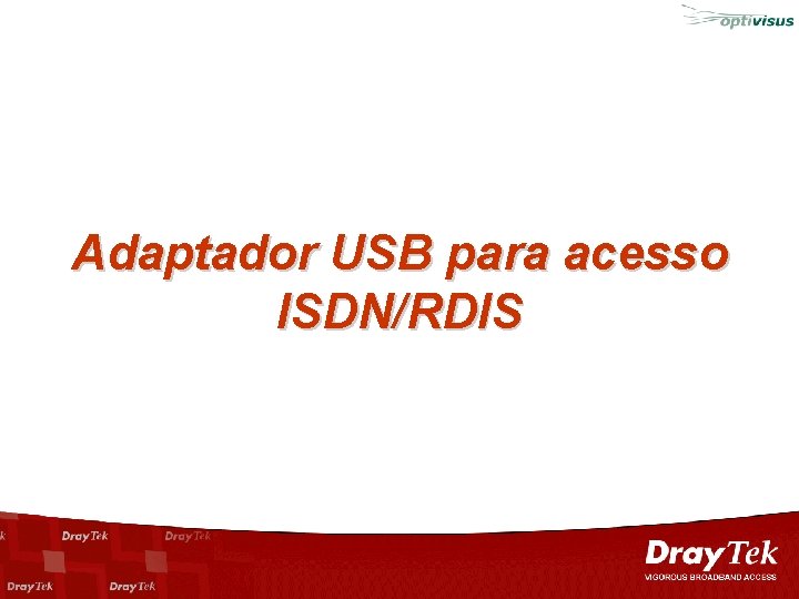 Adaptador USB para acesso ISDN/RDIS 