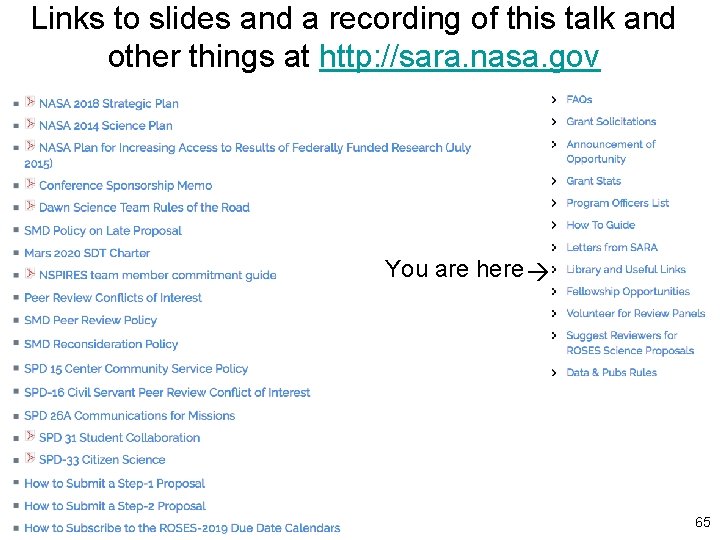 Links to slides and a recording of this talk and other things at http: