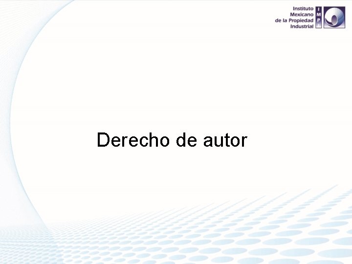 Derecho de autor 