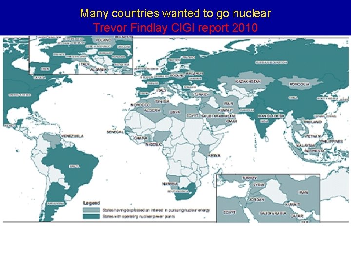 Many countries wanted to go nuclear Trevor Findlay CIGI report 2010 11 