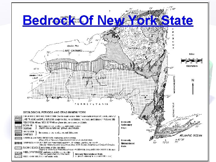 Bedrock Of New York State 