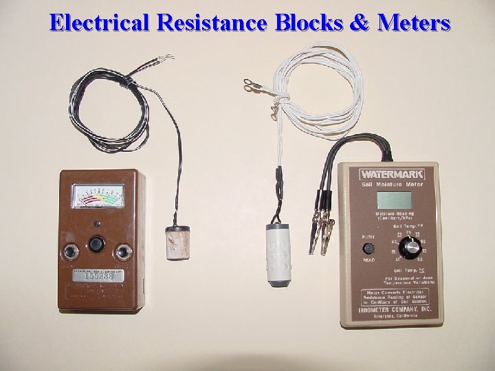 Electrical Resistance Blocks & Meters 