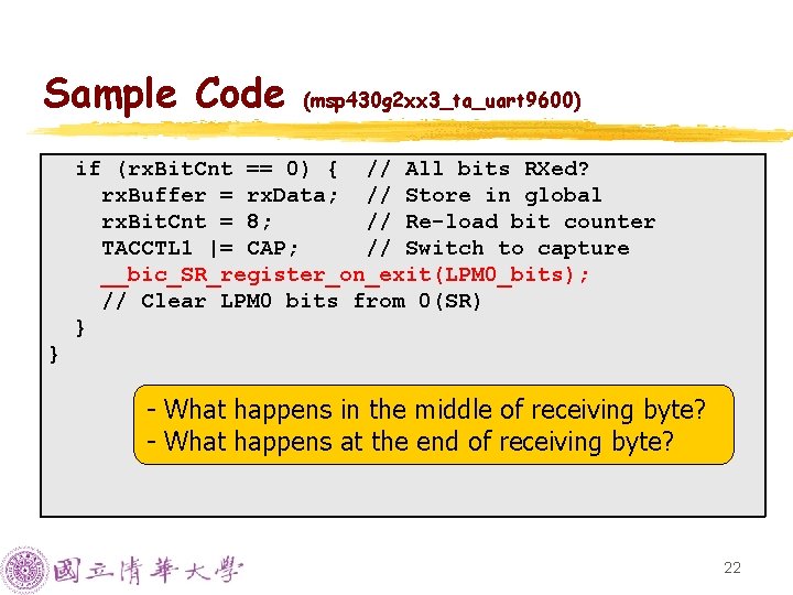 Cs 4101 Lowpower Optimization Materials From Msp 430