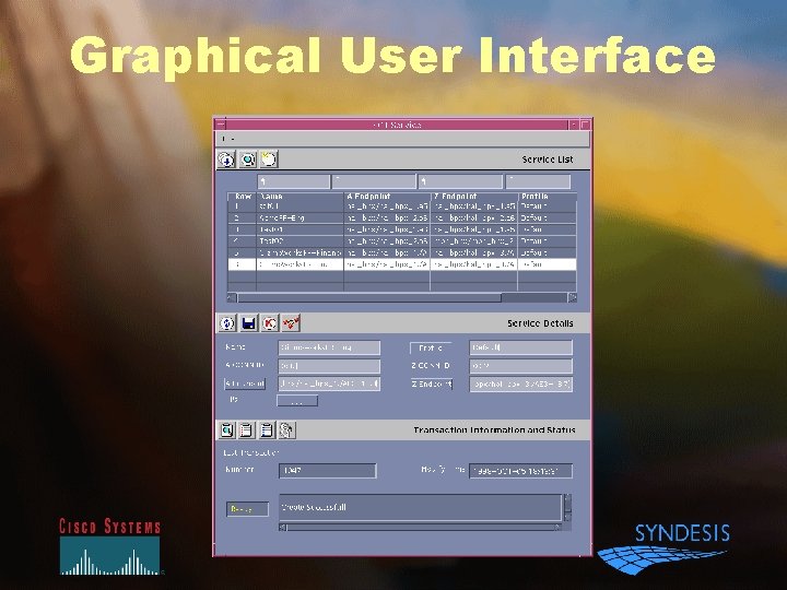 Graphical User Interface 