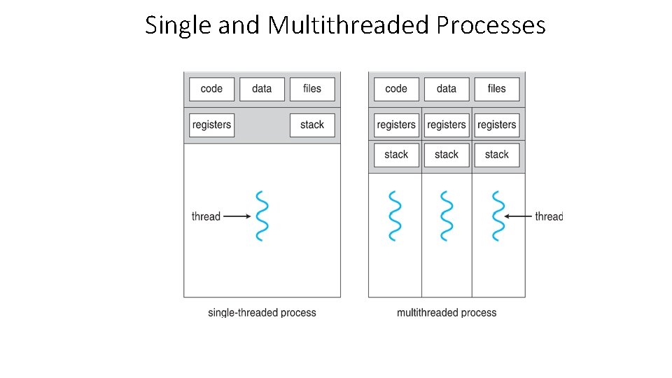 Single and Multithreaded Processes 