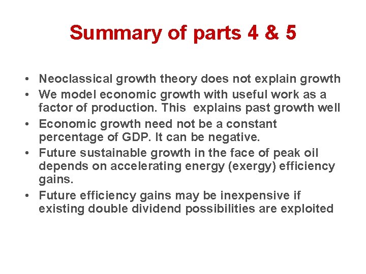 Sustainability Energy And Economic Growth R U Ayres