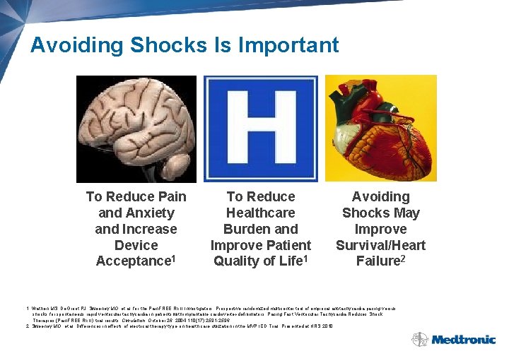 Avoiding Shocks Is Important To Reduce Pain and Anxiety and Increase Device Acceptance 1