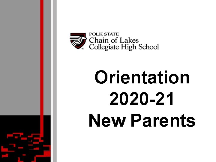 Orientation 2020 -21 New Parents 