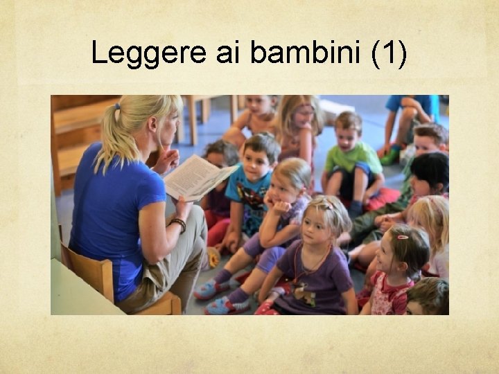 Leggere ai bambini (1) 