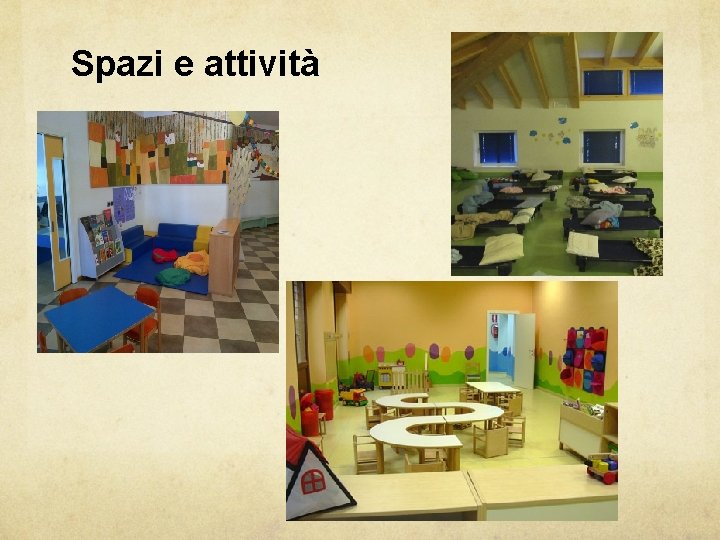 Spazi e attività 