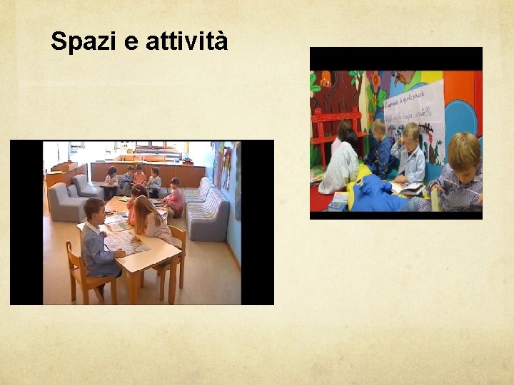 Spazi e attività 