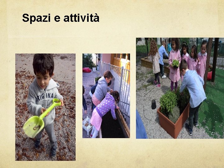 Spazi e attività 