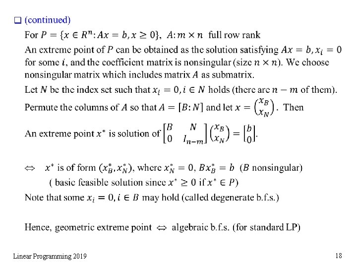 q Linear Programming 2019 18 