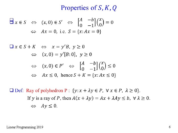  q Linear Programming 2019 6 