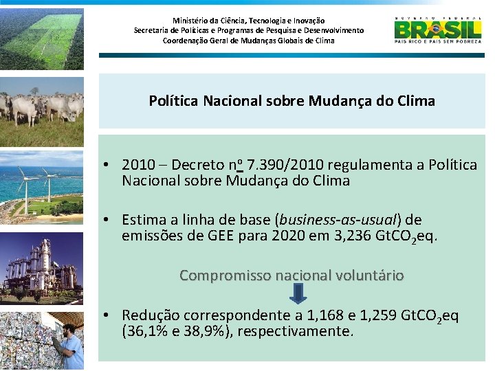 Ministério da Ciência, Tecnologia e Inovação Secretaria de Políticas e Programas de Pesquisa e