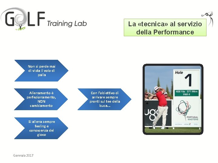 La «tecnica» al servizio della Performance Non si perde mai di vista il volo