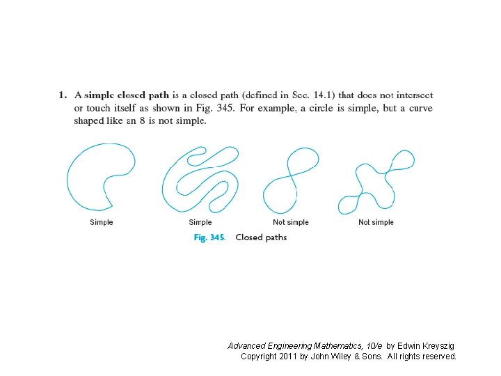 Advanced Engineering Mathematics, 10/e by Edwin Kreyszig Copyright 2011 by John Wiley & Sons.