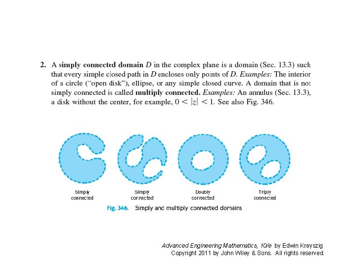 Advanced Engineering Mathematics, 10/e by Edwin Kreyszig Copyright 2011 by John Wiley & Sons.