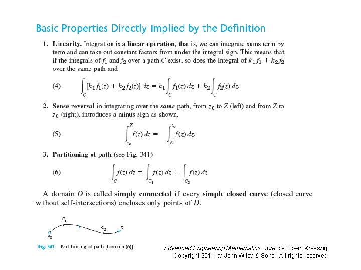 Advanced Engineering Mathematics, 10/e by Edwin Kreyszig Copyright 2011 by John Wiley & Sons.