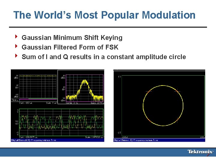 The World’s Most Popular Modulation 4 Gaussian Minimum Shift Keying 4 Gaussian Filtered Form