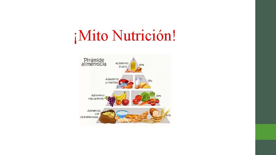 ¡Mito Nutrición! 