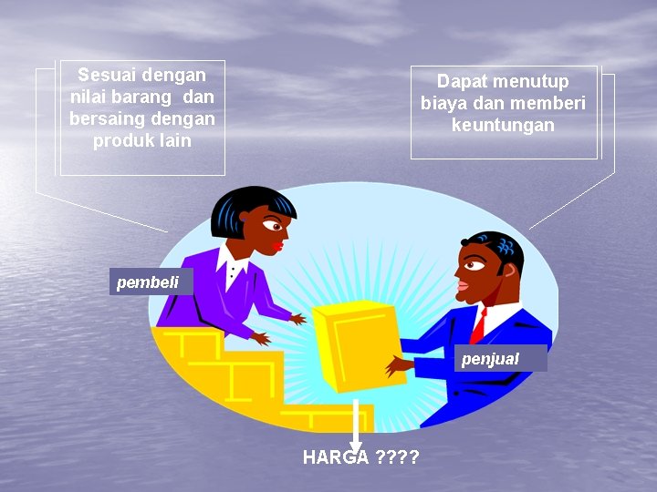 Harga Price Jumlah dari nilai yang dipertukarkan konsumen