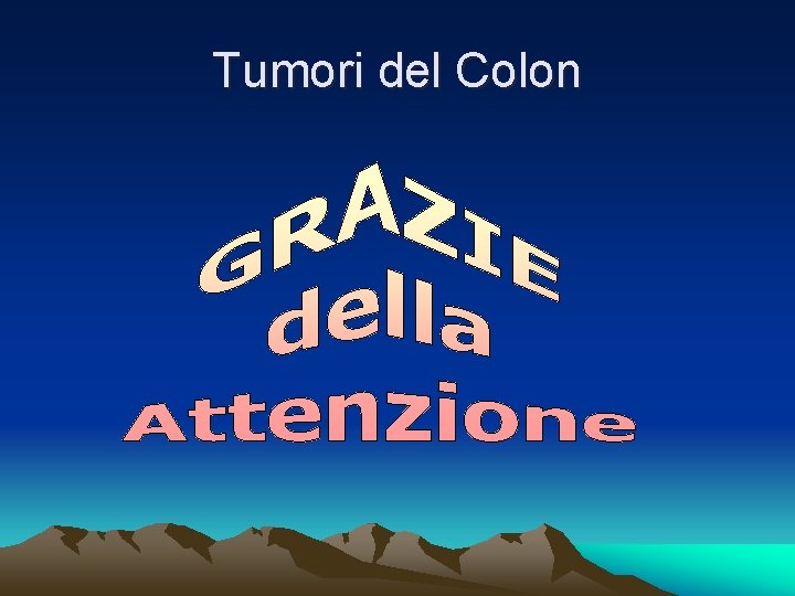 Tumori del Colon 