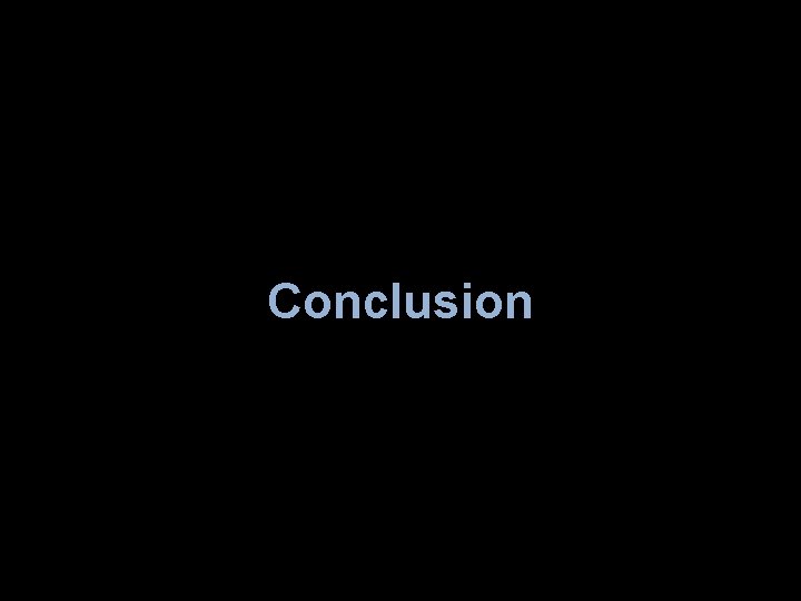 Conclusion 