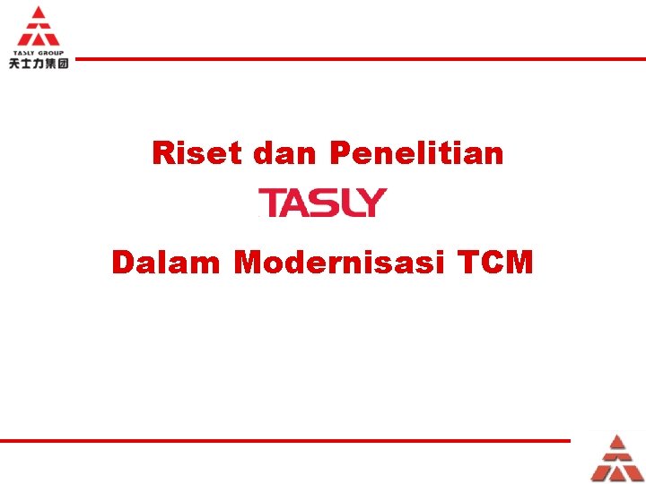 Riset dan Penelitian Dalam Modernisasi TCM 