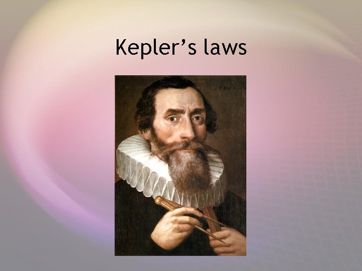 Kepler’s laws 