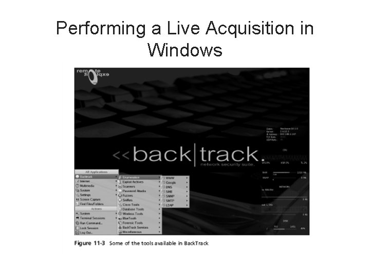 Performing a Live Acquisition in Windows 