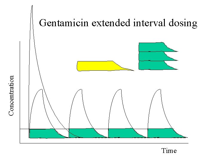 Concentration Gentamicin extended interval dosing Time 