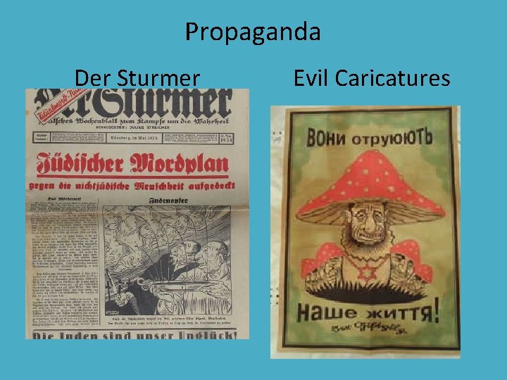 Propaganda Der Sturmer Evil Caricatures 