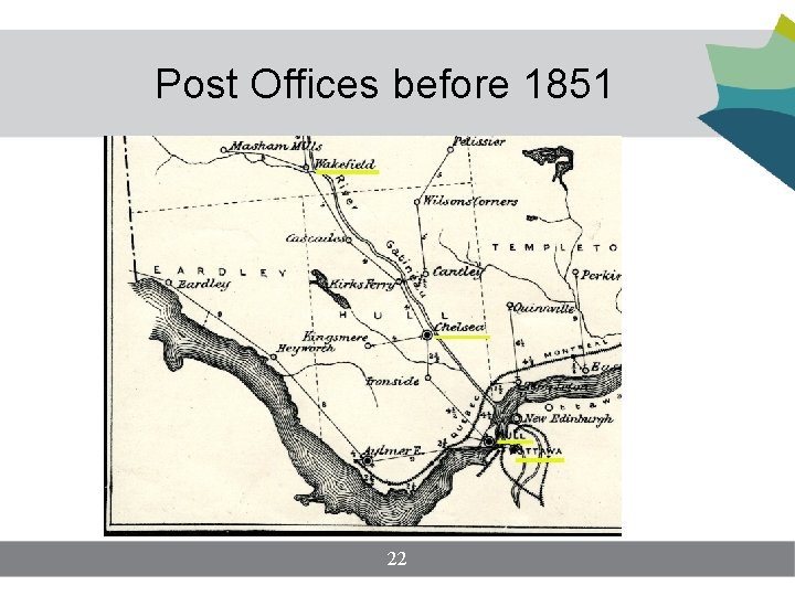 Post Offices before 1851 22 Post Offices before 1851 22