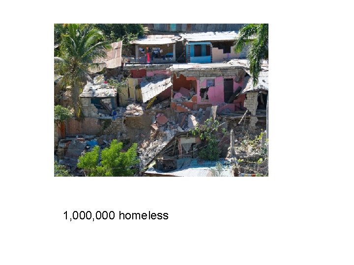 1, 000 homeless 