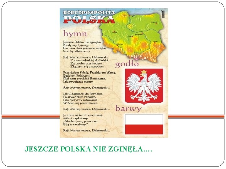 JESZCZE POLSKA NIE ZGINĘŁA…. 